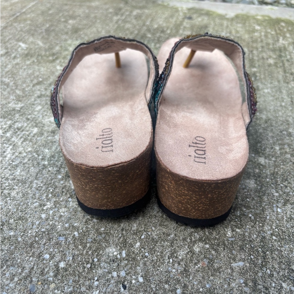 Sequin Embellished Sandals - Picture 6 of 10